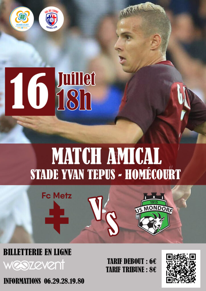 affiche match 2 FC Metz