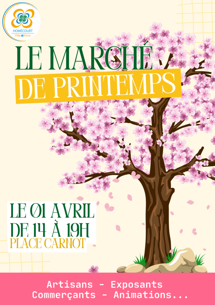 Affiche - Marché de printemps